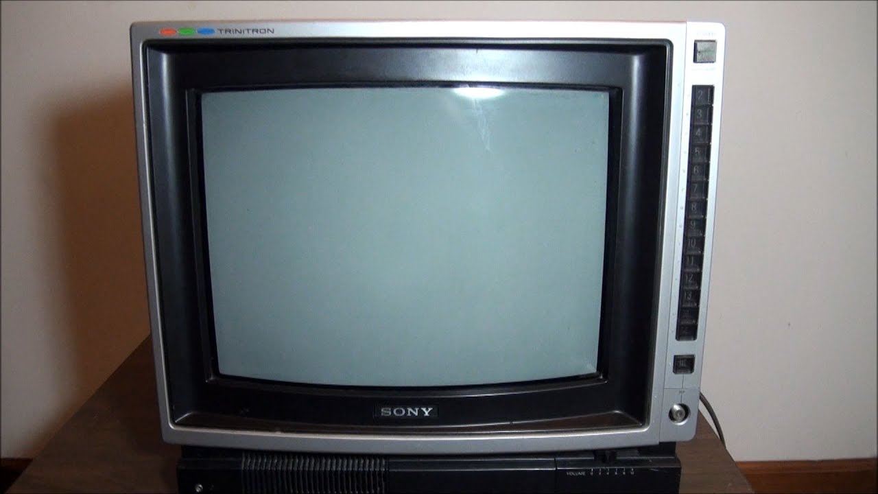 1984 Sony Trinitron 13" KV-1362 - YouTube