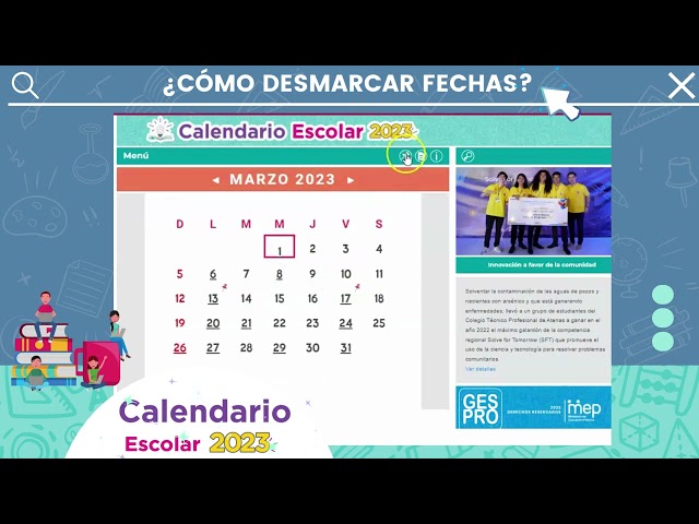 Watch ¿CÓMO DESMARCAR FECHAS? | Calendario Escolar 2023 on YouTube.