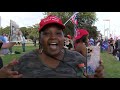 Thousands show up to the Trump Rally in Beverly Hills on Saturday Oct 31st. California.