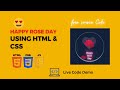 Happy Rose Day Design using HTML & CSS | HTML5 | CSS3 | Happy Rose Day