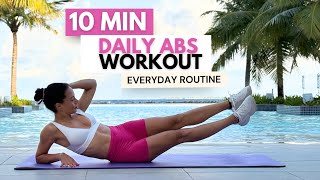 10 Min Daily Abs Workout - Home Workout , No Equipment