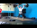 Hang Squat Clean and Jerk @ 285