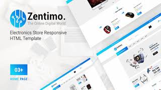 Zentimo - Electronics Store Responsive Html Template Themeforest Website Templates And Themes