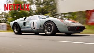 伝説のレースで常識破りのスピードを披露するフォードGt40 | フォードVsフェラーリ | Netflix Japan