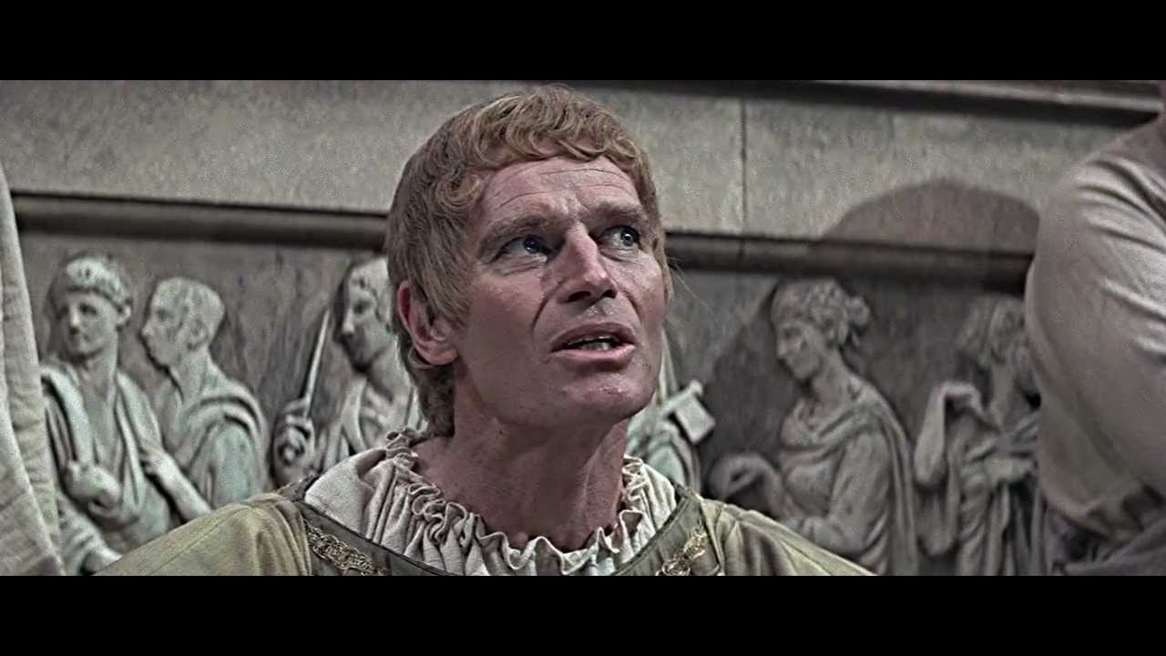 Charlton Heston Mark Antony speech "Julius Caesar" (1970) - YouTube