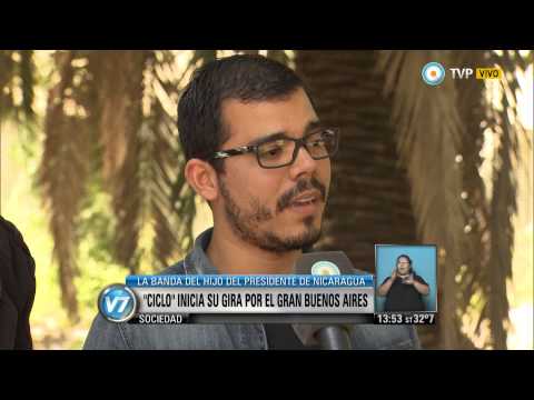 Visión 7 - La banda nicaragüense Ciclo de gira por escenarios bonaerenses