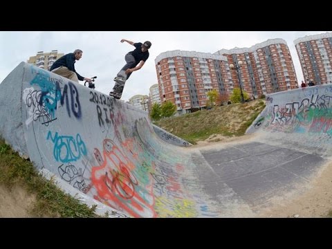 Russian DIY Skate Spots | Antiz and Absurd rock Moscow - Part 2