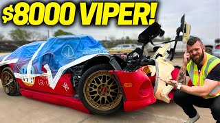 SALVAGING AN $8,000 DODGE VIPER!