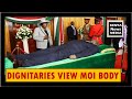 President Kenyatta Family and other dignitaries views the bod...