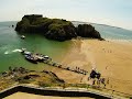 Tenby Castle Beach boat ramp July 2013