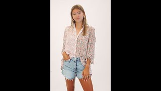 Casa Rosa On Up Blouse