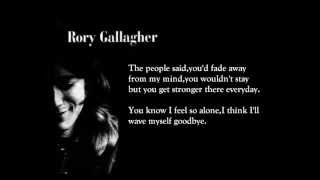 Watch Rory Gallagher Wave Myself Goodbye video