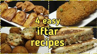 बाहोत ही आसानी से बनाये घर पर Ramazaan special 4 iftar recipes Quick and easy recipes