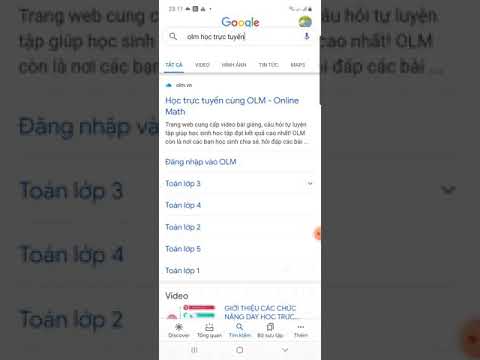 Hướng dẫn học sinh đăng nhập và thoát phần mềm học trực tuyến OLM bằng điện thoại