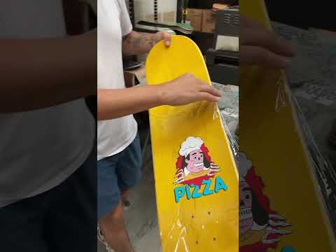 Printing new skateboards with a $10,000 machine! Order yours today! #diy #ytshorts