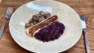 Red Cabbage - German style with apples (home made and delicious)