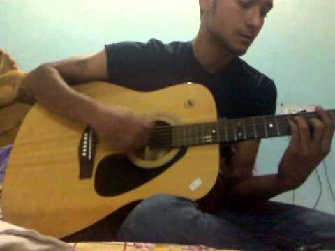 neele neele ambar par hindi acoustic cover and tutorial