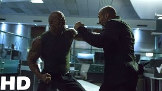 Hızlı Ve Öfkeli 7 | Hobbs vs Shaw Dövüş Sahnesi | HD