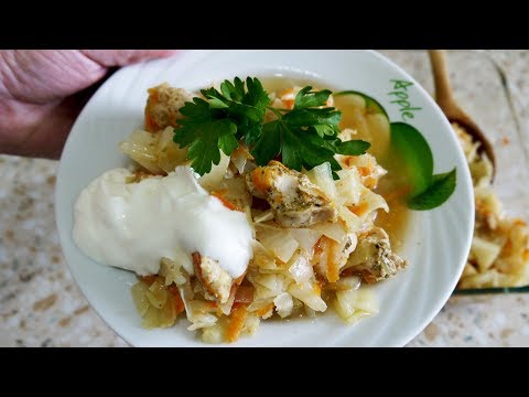 Капуста с картошкой и мясом в духовке. Самый простой и вкусный рецепт Капуста с картошкой и мясом в духовке. Самый простой и вкусный рецепт