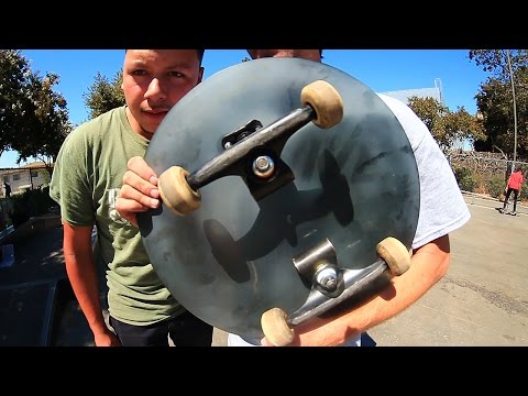 SKATING AN ELECTRONIC DRUM CYMBAL! | SKATE EVERYTHING EP 44