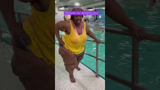 Deep Breath Coming Out Of The Pool