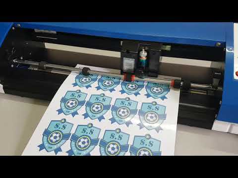 Cách cắt bế decal bằng máy Art380 | Máy cắt bế decal tự động A3
