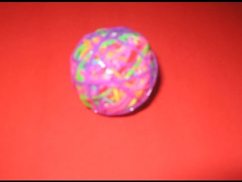 Как сделать мячик попрыгунчик из резинок видео