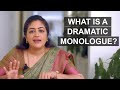 What is a dramatic monologue? | English Literature Lessons