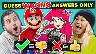 Try To Guess WRONG ANSWERS ONLY Challenge
