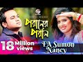 Poraner Poran | F A Sumon & Nancy | পরানের পরান রে তুই । Bangla Lyrical Video | Soundtek