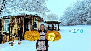 La Vie Dans Les Montagnes Enneigées. Готовим Plat Royal De La Cuisine Azerbaïdjanaise.