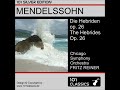 MENDELSSOHN The Hebrides Die Hebriden - Best of Classical Music, FRITZ REINER