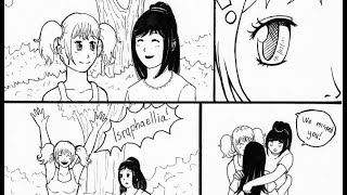 DRAWING A PAGE OF MY MANGA COMIC - Lineart