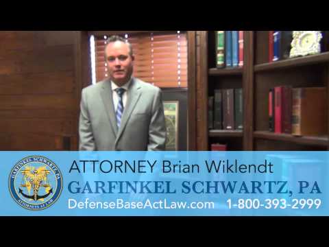 Brian Wiklendt has compassion for the pain that injured longshoremen and civilian contractors have experienced. He approaches every Defense Base Act case and longshore compensation case with a commitment to clients.   If Garfinkel Schwartz can ever help any of our civilian contractors, please don't hesitate to call 800-393-2999. We will fly to you anywhere you are. You may call our offices in (Maitland, Florida) or in (Cocoa Beach, Florida).