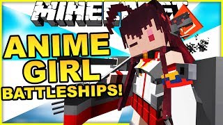 Anime Cute Girl - Battleships!! ? ShinColle - Kantai Collection Mod ? Minecraft Mod Showcase