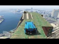 WTF?! MEGA RAMPA RARA DOBLADA!! - Gameplay GTA 5 Online Funny Moments (Carrera GTA V PS4)