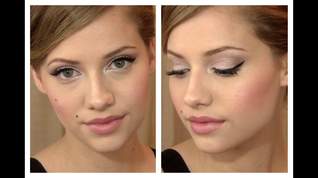 Elegant  prom eyes & makeup Prom Classic  brown  natural YouTube Makeup