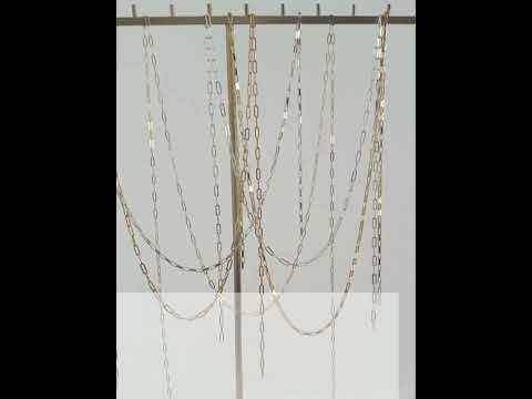 Unfinished Paperclip Necklace Chain Collection, 3 Style Options Gold Filled Or Sterling Silver Unfinished Paperclip Necklace Chain Collection, 3 Style Options Gold Filled Or Sterling Silver