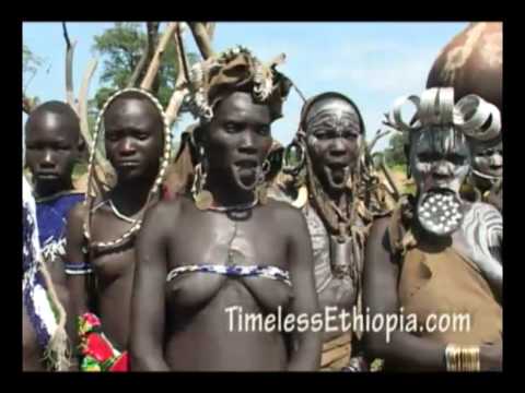 Ethiopia Mursi tribe The Mursi or Murzu are a nomadic cattle herder 