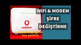 Vodafone WIFI Şifre Değiştirme ( Vodafone Modem Şifresi Değiştirme )