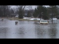 Streetsboro OH video: Street Flood Consumes Car in Streetsboro, Ohio