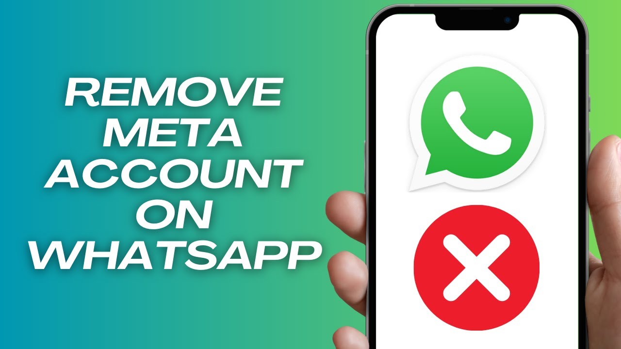How to Remove A Meta Account on WhatsApp (2024) EASY How to Remove A Meta Account on WhatsApp (2024) EASY