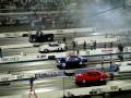 4 wide drag racing for Pinks All Out at Zmax Dragway VII