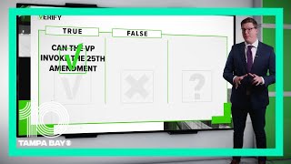 Verify Can The Vice President Invoke The 25Th Amendment To Remove Trump?