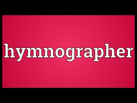 Header of hymnographer