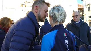 L’emozione dei campioni paralimpici da Mattarella, Bebe Vio: Grazie Sergione L’emozione dei campioni paralimpici da Mattarella, Bebe Vio: Grazie Sergione