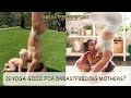 "Is yoga good for breastfeeding mothers? | Breastfeeding Q&A"