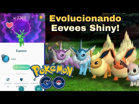 Evolucionando Eevees SHINY - POKÉMON GO | Epic DIRECTO 🇲🇽