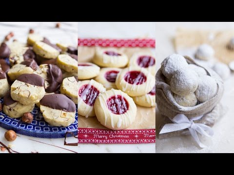 VIDEO : easy shortbread butter cookies (one recipe three ways) - hot chocolate hits - more holidaymore holidayrecipes: http://bit.ly/2i3chvn watch easy buttermore holidaymore holidayrecipes: http://bit.ly/2i3chvn watch easy buttercookie r ...