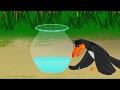 Thirsty Crow - English Story | Moral Stories For Kids | With subtitle stories for children